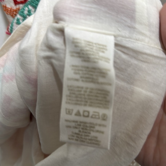 Free People | White Andean Embroidered Mini Dress Small - Picture 6 of 6